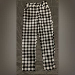 Hollister Ultra High-Rise Plaid Mom Pants